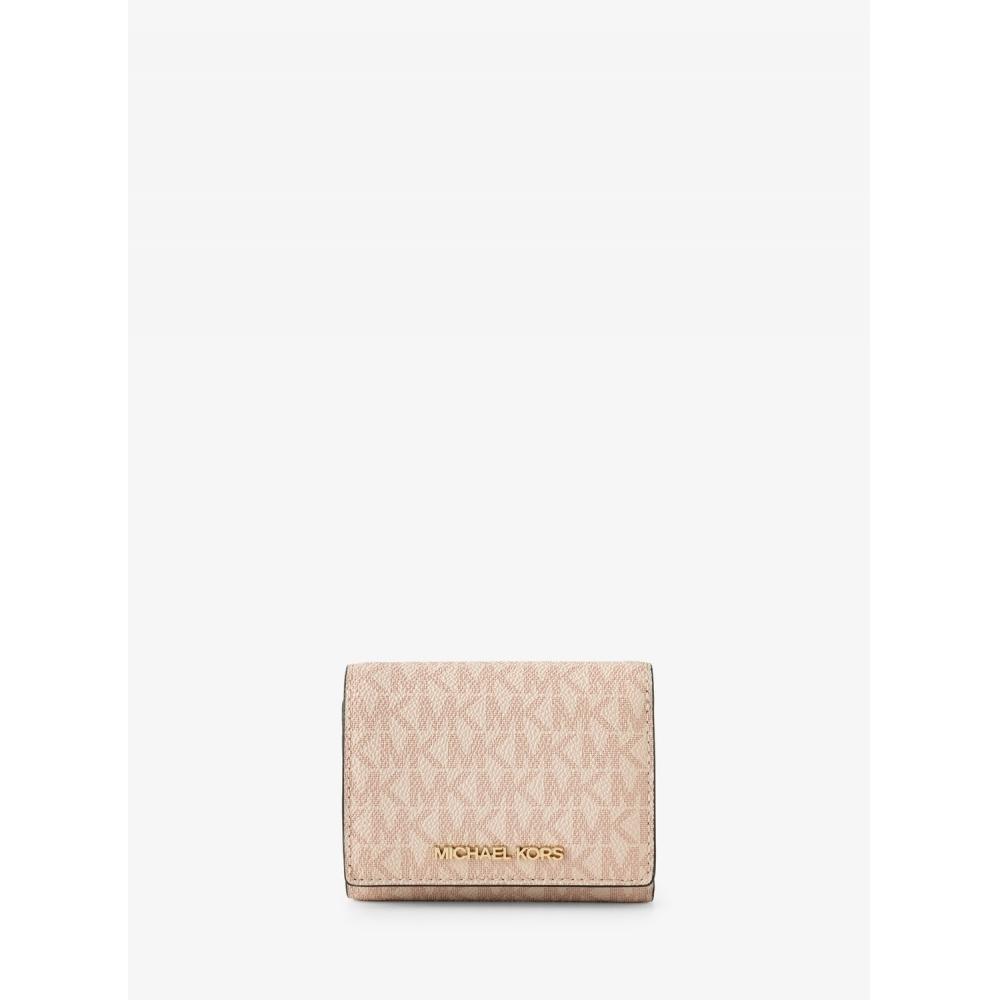 

Michael Kors Jet Set Travel Средний Компактный Кошелек Mk Signature 35s3gtve2v7278 Пудровый Румянец F