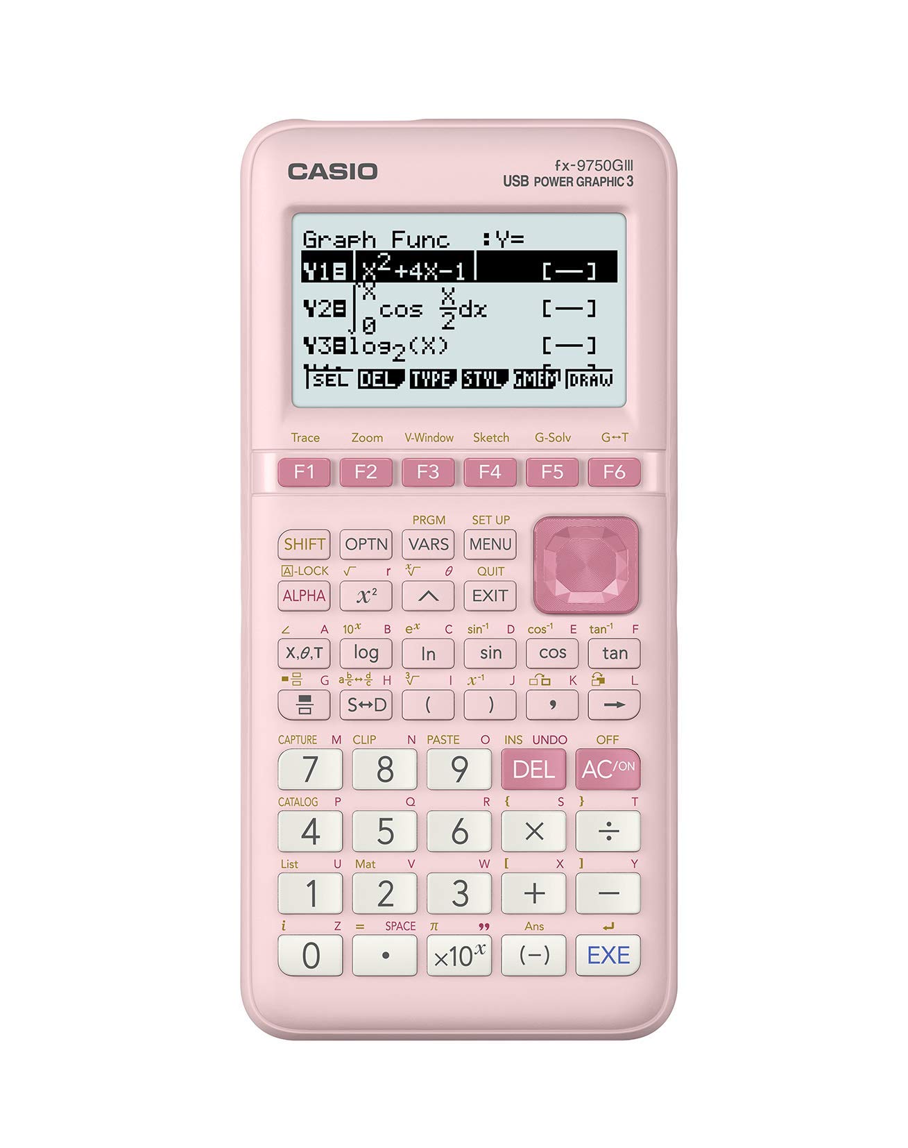 Casio fx-9750GIII Pink Graphing Calculator