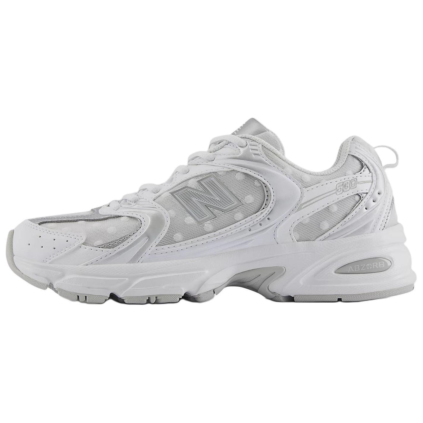 530 New Balance Белый Серебристый Металлик в Горошек U530HFW 37