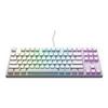 Clavier de gaming mécanique - cherry xtrfy k4v2 rgb tkl - format tkl - éclairage rgb - blanc