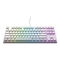 Clavier de gaming mécanique - cherry xtrfy k4v2 rgb tkl - format tkl - éclairage rgb - blanc