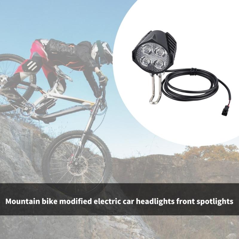High Power Motorcycle Bike Front Light Shockproof Electric Bicycles Headlight For Mountain Bikes And Electric Bikes