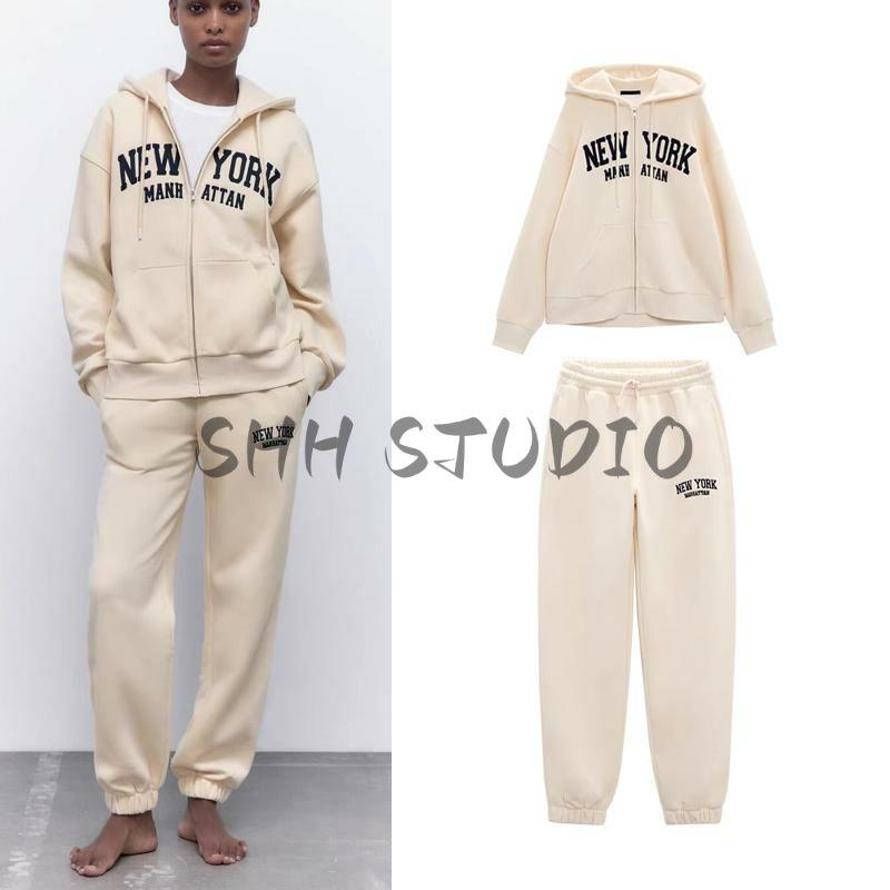 Fall and Winter New Character Embroidery Decoration Jogger Pants 1131894 Character Embroidery Embroidered Hoodie 1131893