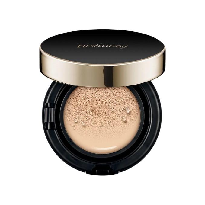 ELISHACOY Perfect Cover Cushion + Refill Set High Coverage Long Lasting 15g Dewy Base K-Beauty