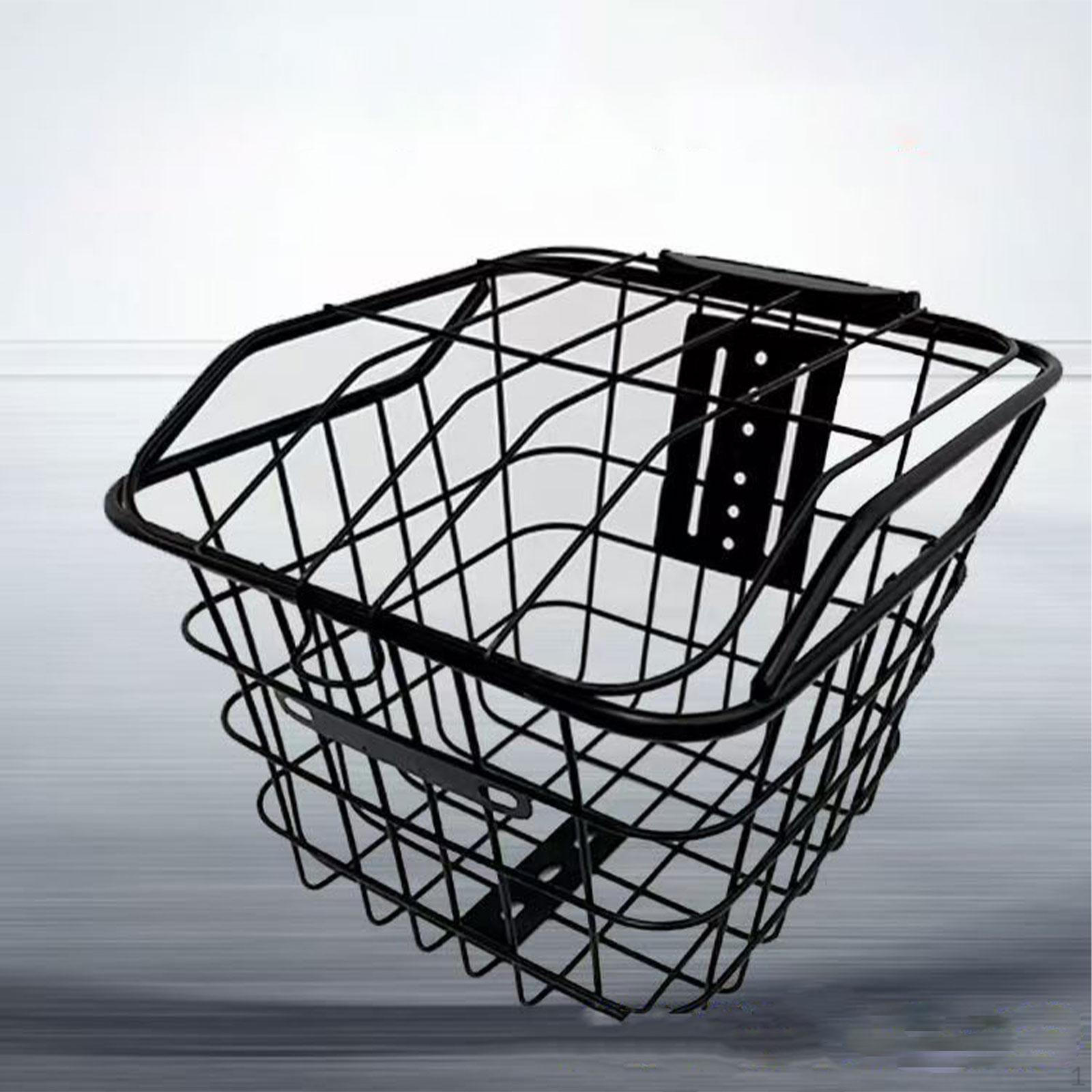 

Передняя корзина для электровелосипеда Универсальное украшение Металлическая корзина для хранения велосипеда Грузовая багажная полка для поездок