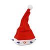 Electric Christmas Hat Plush Singing Dancing Santa Hat Funny Light Up Swing Velvet Hat