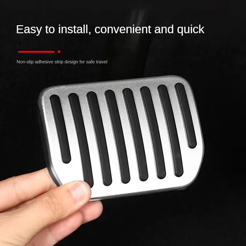 Pentru Tesla Model 3 Y Highland 2024 2024 2024 pedale de picior husă accesorii aliaj de aluminiu accelerator benzină combustibil frână odihnă tampoane covoraș