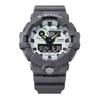 Casio Unisex Likit Kristal/Analog Çift Ekran Serisi Gri Saat GA-700HD-8APR GA-700HD-8APR