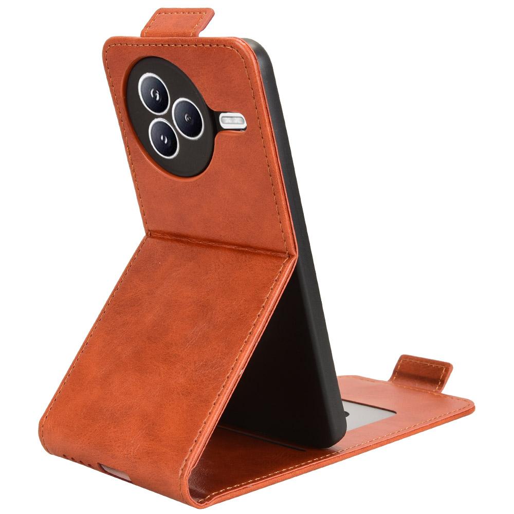 For Xiaomi Civi 5 Pro 5G Stand Case Magnetic Clasp Vertical Flip Leather Phone Cover with Card Holder
