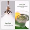 Cat Teaser Stick & Tumbler Toy: Gall Fruit Turntable for Boredom Relief, Bite-Resistant Kitten Play.