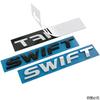 Car Logo 2/3/4/5pcs ABS Glossy Black Replaced Front Rear Badge Sticker for SUZUKI Swift Steering Wheel Center Emblem Trunk Decal