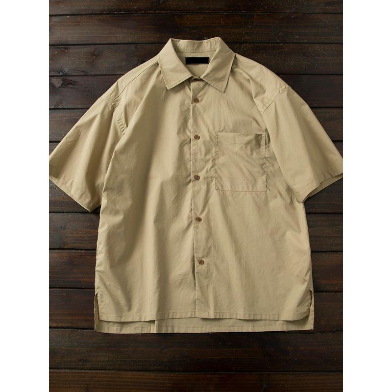 Japan Fashion Order Light Washed Pure Cotton Men's Summer Lapel Loose Casual Short Sleeve Shirts Plus Size Top Thin