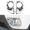 For Toyota RAV4 RAV 4 2013 2014 2015 Chrome Front Rear Foglight Fog Light Lamp Cover Trim Frame Sticker Exterior Accessories