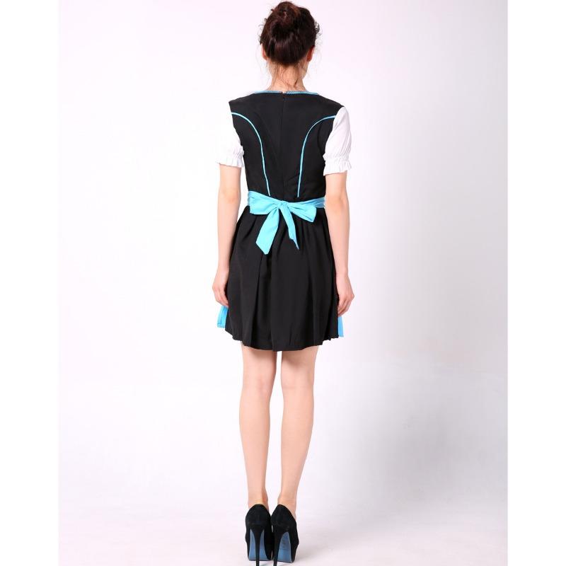 Sexy Oktoberfest-Dirndl, Spieluniform-Maidkleid, Bühnenauftrittskleid Halloween-Kostüm