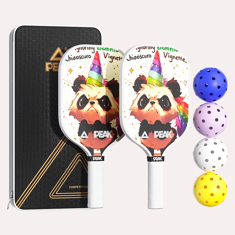 Peak Fiberglass Pickleball Racket for Adults & Kids - Professional Grade