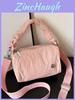 Nylon Boston Shoulder Bag With Zipper Closure For Daily Use