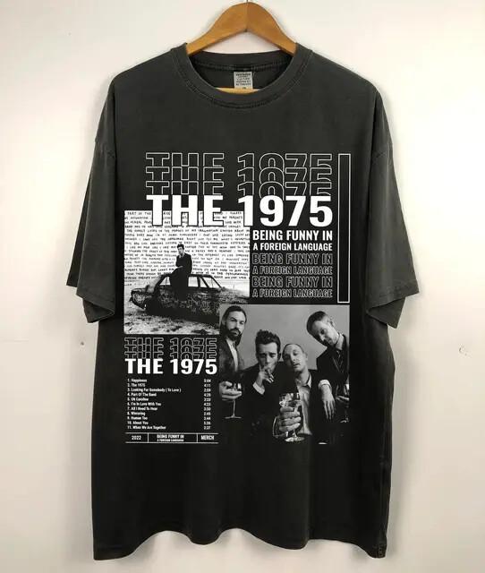 Футболка The 1975, Группа The 1975 Черная Унисекс S-5XL VN3876 Унисекс Футболка S
