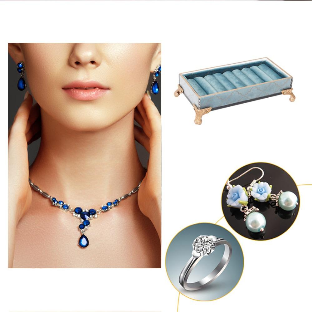 Smooth Trinket Box Firm Jewelry Tray Holder Luxury Bracelet Storage Rack Household