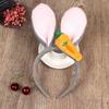Cute and Adorable Rabbit Ear Plush Headband for Women, Suitable for Holiday Decorations, Daily Casual Wear, and Outings