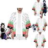 Gemütlich und atmungsaktiv Demon Slayer Kimetsu No Yaiba Kochou Shinobu Cosplay Lockerer Haori Mantel Oberteile