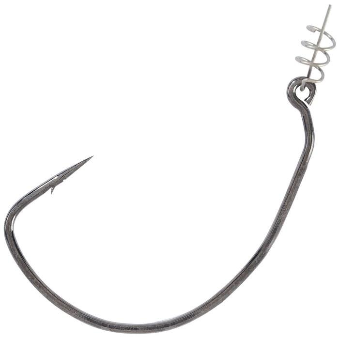 OWNER Worm Hook Twistlock Beast 8/0 #55130 Black