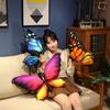 Non-Toxic Colorful 3D Butterfly Pillow Decorative Animal Throw Pillows Print Accent Pillow Stuffed Cushion Bed Bedroom Couch Room Decor