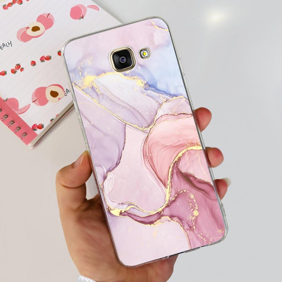 Pour Samsung Galaxy A5 2016 Coque Samsung A5 2017 2015 A500F A520F SM-A510F Impression Élégante Silicone Souple TPU Coque Arrière de Téléphone