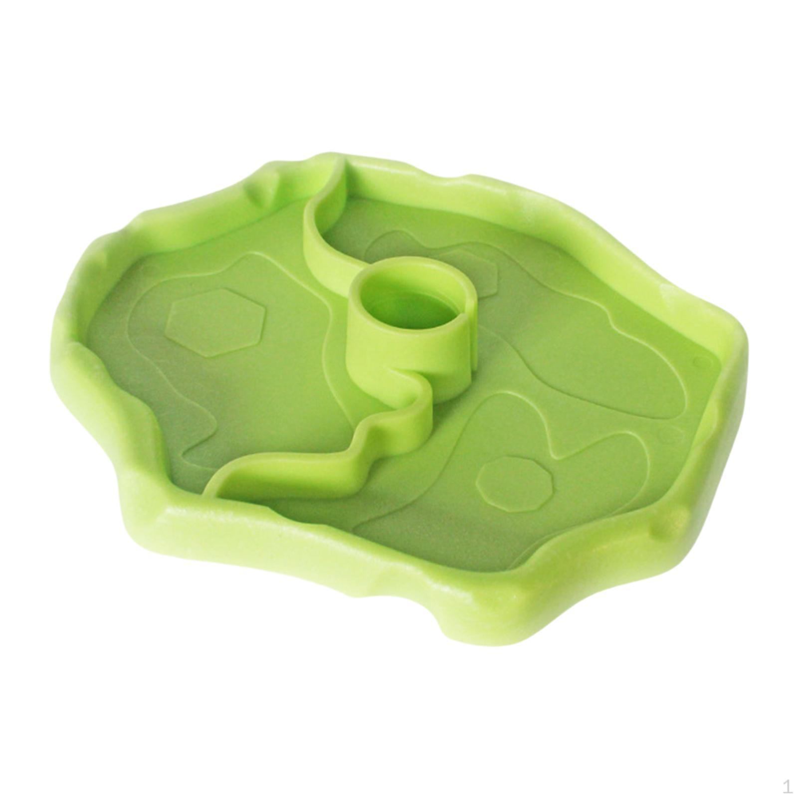 

Миска для воды для рептилий, кормушка для амфибий, украшение для аквариума, кормушка для черепах green