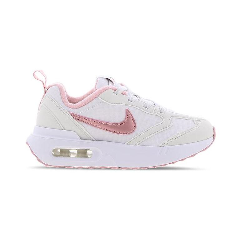 Nike Air Max Dawn PS Blanc Rose Glacé Baskets Enfants Blanc Sommet Noir DC9318-101