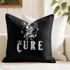 Vintage The CCure Rock Band Cushion Cover Natural Linen Double Sided Print  Throw Pillow Case for Sofa Couch Home Decor