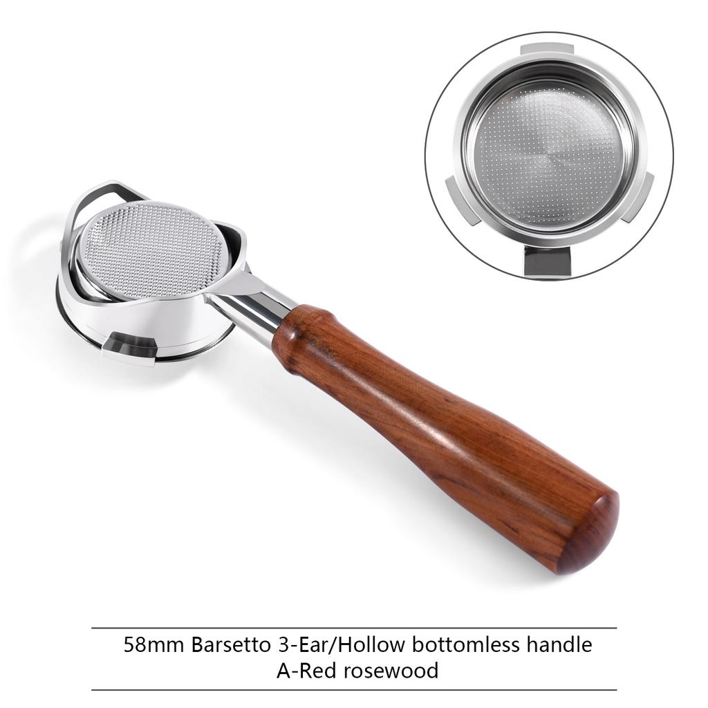 58mm 3Ear For Hibrew H7 H7a H10a Espresso Bottomless Portafilter Breville Barista Max/Signature Hollow Naked Coffee Handle Tool