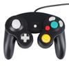 Kabelgebundener Gamecontroller Plug and Play Einzelpunkt-Vibrations-Gamepad Joystick für GC für Wii Schwarz
