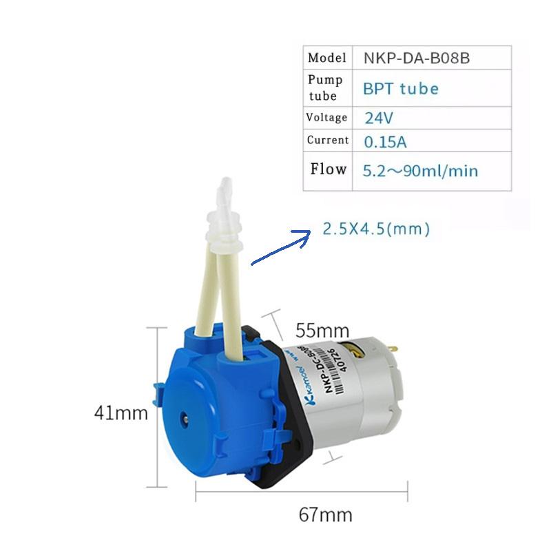 DC 12v Small Self-priming Pump Mini Circulation Pump Pumping Peristaltic Pump For Measurement