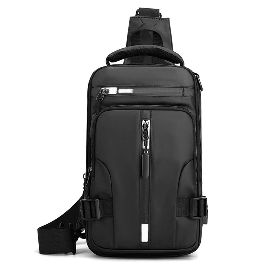 Sports Backpack Multipurpose Large Capacity Casual Fashionable Men Travel Backpack for Sports Travel Business Black