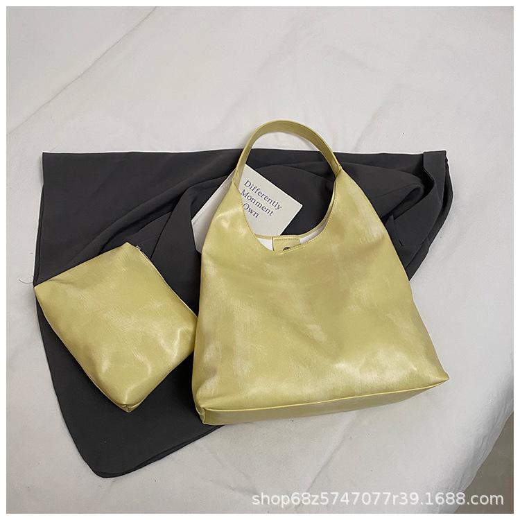 Summer Super Popular Large-capacity Bag Women's 2025 New Simple Casual Shoulder Underarm Bag Commuter Tote Bag