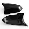 Glossy Black Mirror Cover Cap For BMW 5 Series F10 F11 F18 F07 640i 2014~2018