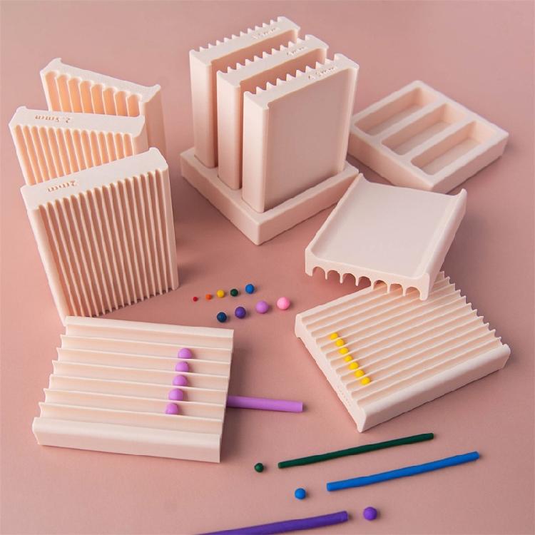 Easy To Clean Clay Styling Instrument Professional Polymer Clay Bead Roller With Comfortable Grip Jewelry Making Tool