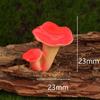 Mini Resin Mushroom Ornaments Micro Landscape Decor Dollhouse Miniature Mushroom Model For Fairy Moss Garden Diy Bonsai Decor