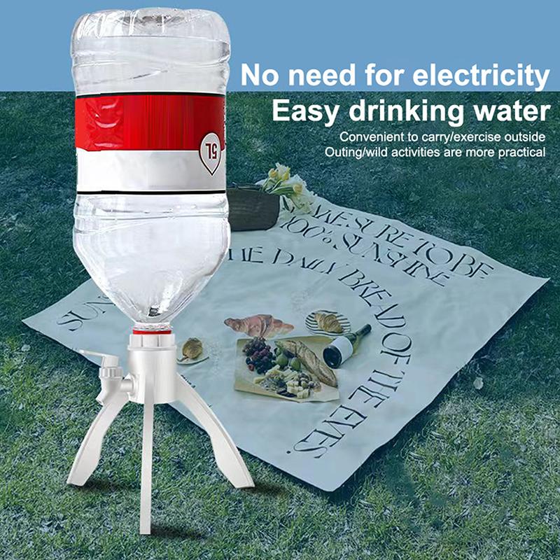 1 Set Bottled Water Valve Labor-Saving Water Dispenser Faucet Strong Load-Bearing Pouring Outlet Holder Bottled Water Dispenser