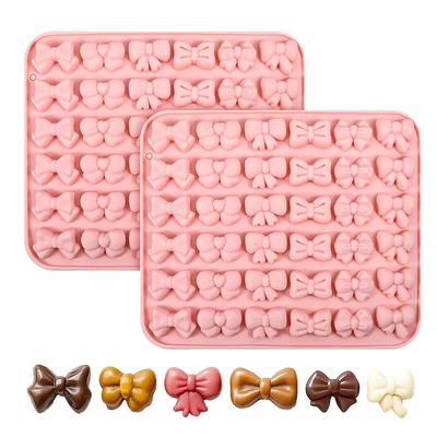 Silikonowa Forma Kokardka Czekolada Cukier Cukierki Węzeł Forma Rękodzieło Topper na Babeczki Dekoracje Cake Pop Akcesoria Kuchenne do Pieczenia