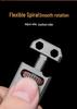 Titanium Alloy Multifunctional Adjustable Pocket Wrench & Keychain Screwdriver Tool