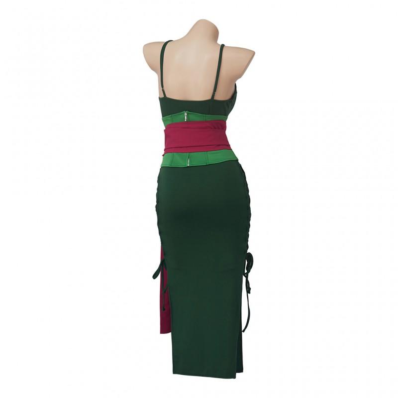 One Piece Zoro Cosplay Costume Genderbend Wano Country 2 Years Later Anime Roleplay Outfit