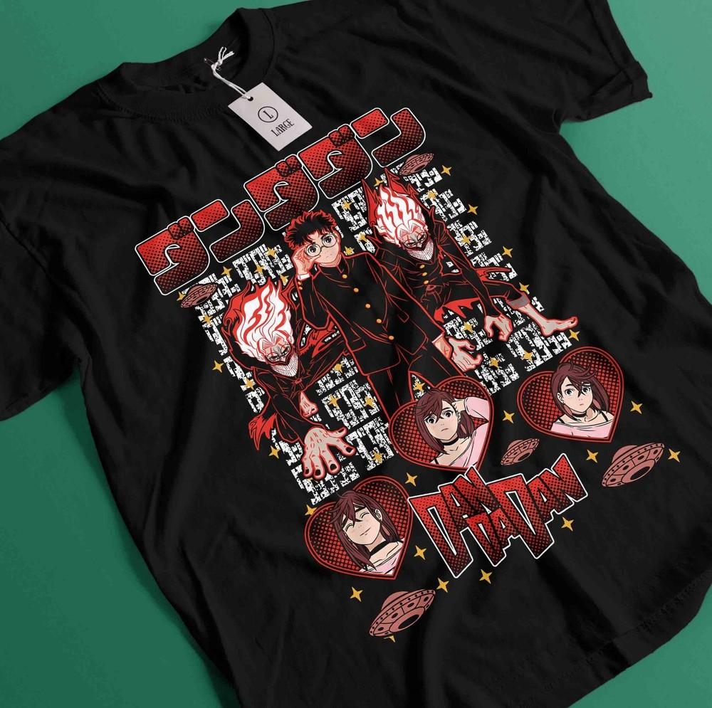 

Футболка Dan Da Dan Футболка Окарун Футболка Момо Аясэ Футболка Кен Футболка Турбо Джин Айра Сэйко XL