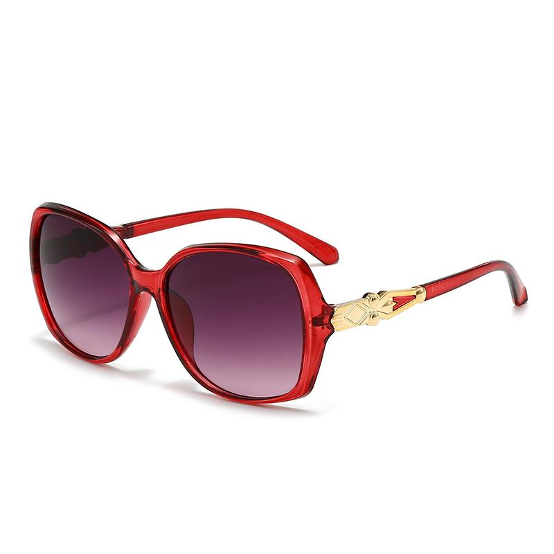 Women'S Sunglasses Classic Sunglasses Model Large Frame Skinny Face Shading Uv Protection