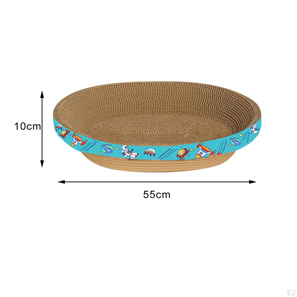 Cat Scratcher Board Cardboard Corrugated Scratch Pet Cushion Sofa for Indoor