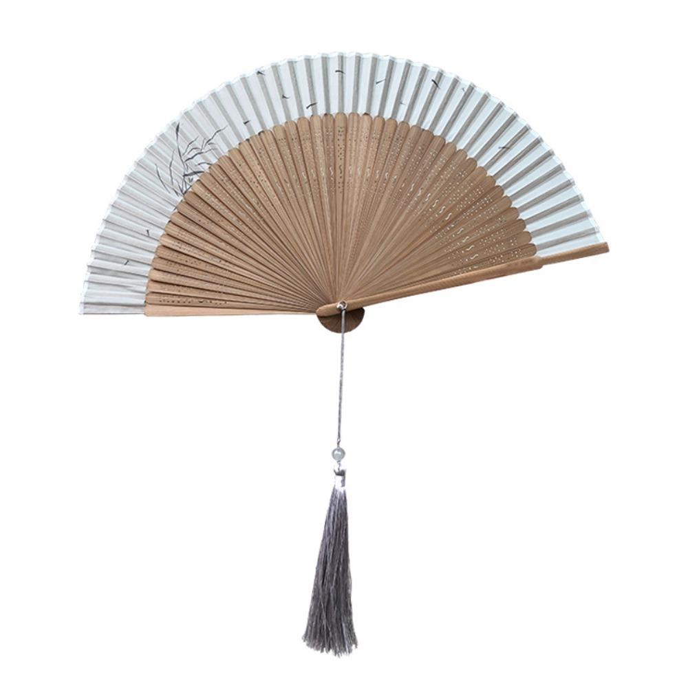 

Древний танцевальный веер ручной веер ципао портативный складной веер летний подарок Style C