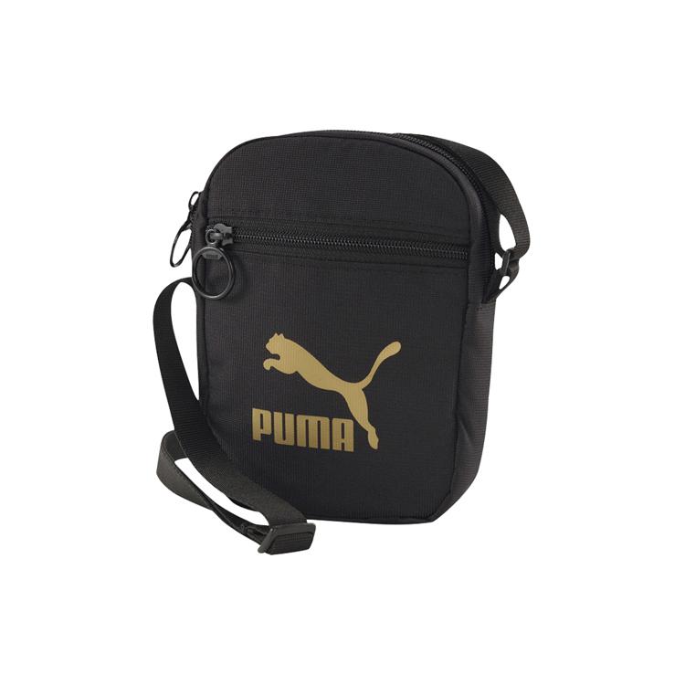 New PUMA Fabric Crossbody Bag Shoulder Bag Unisex Black 076927-01
