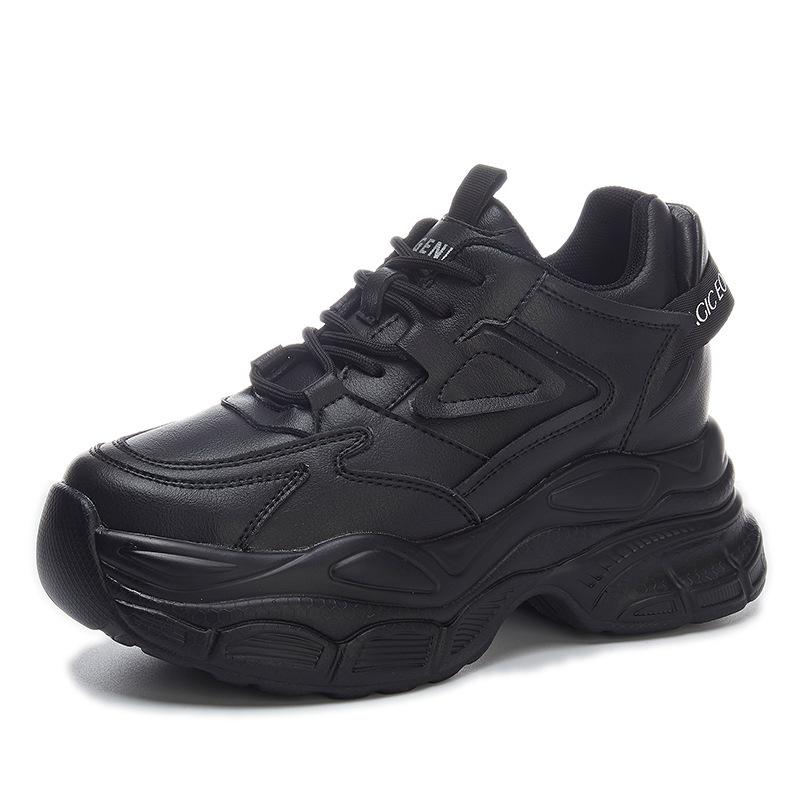 Inner Height Increase New Breathable Dad Shoes Platform Mesh Small Sports and Leisure Shoes