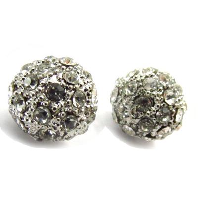 [J6767] - White 'Sissi' Designer Earrings (13 Mm)