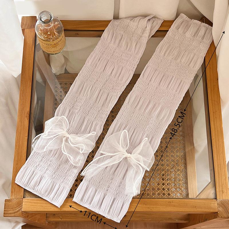 

1 пара милых летних солнцезащитных нарукавников с длинным рукавом для езды на велосипеде и вождения, тонких дышащих солнцезащитных нарукавников, подарки